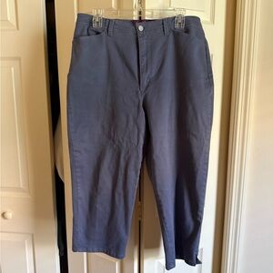 Gloria Vanderbilt woman’s greyish stretch Chinos vintage size 12